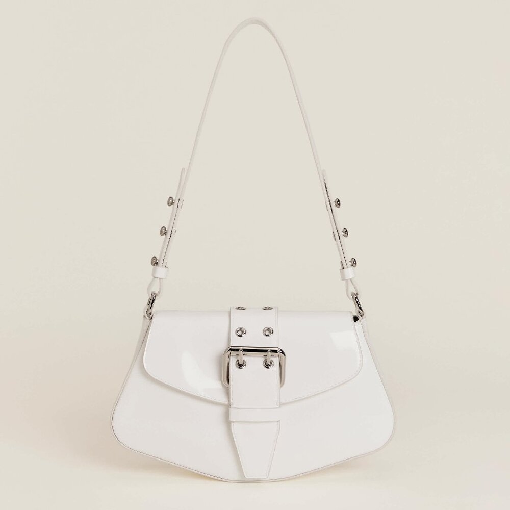 Reformation Rafaella Shoulder Bag Ivory - Size OS